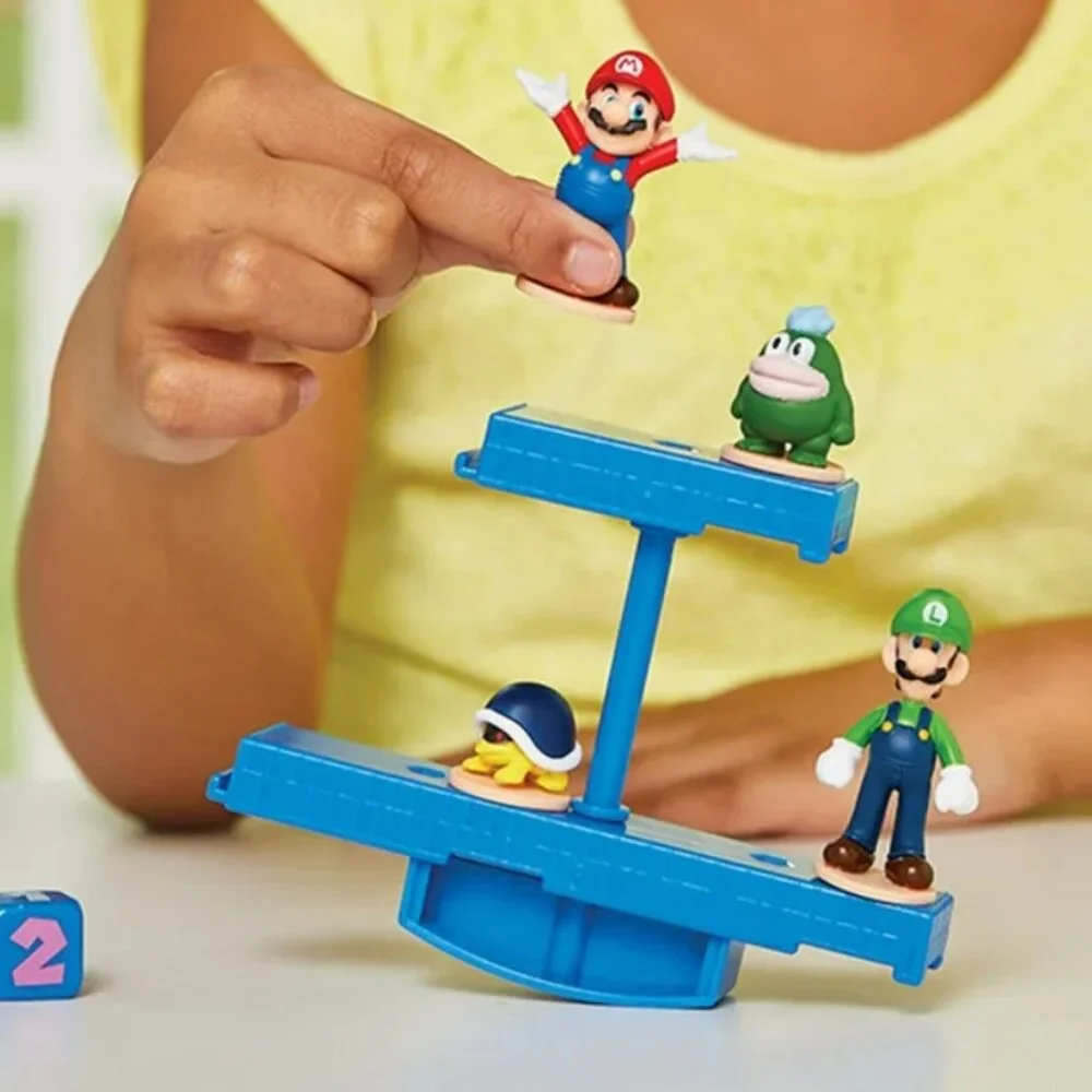 Epoch Games Super Mario Bros. Balancing Game Tabletop Skill Game w/ Collectible